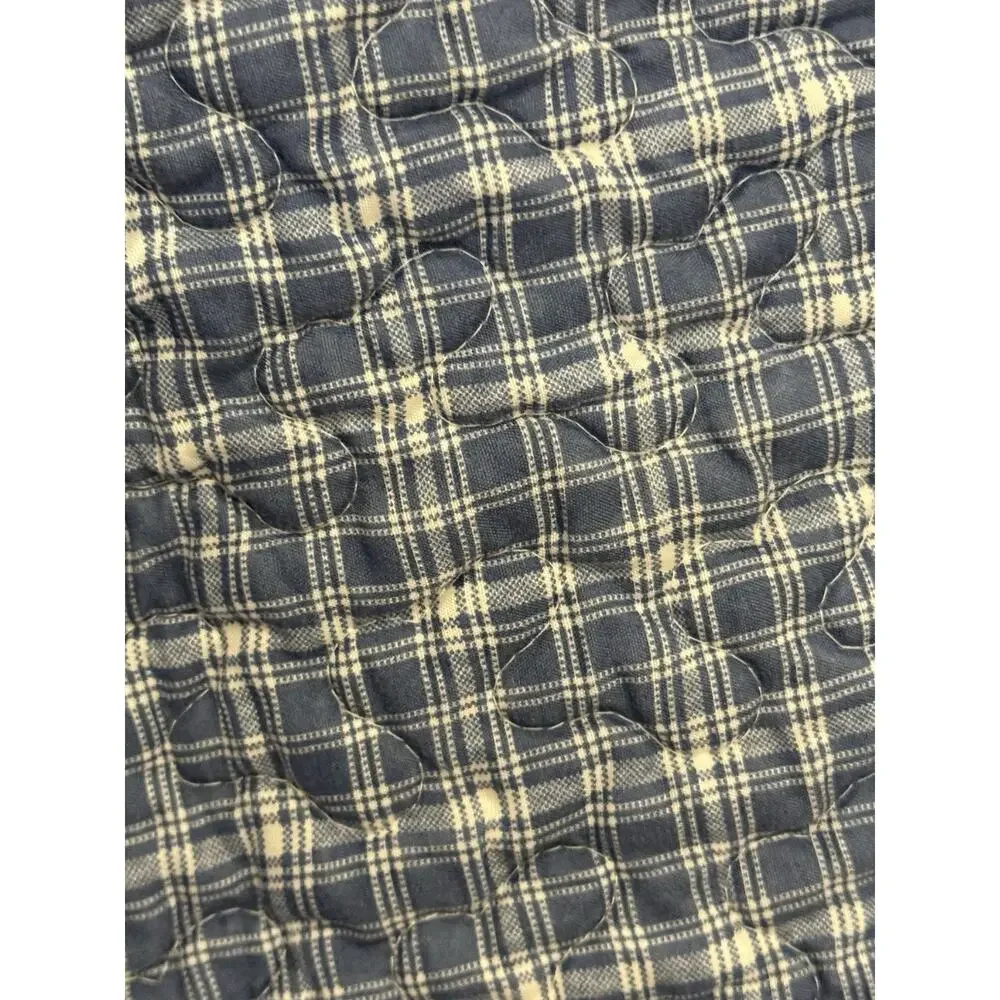 American Hometex Large Throw Baby Child Quilt 50”x60” Reversible Abstract Floral